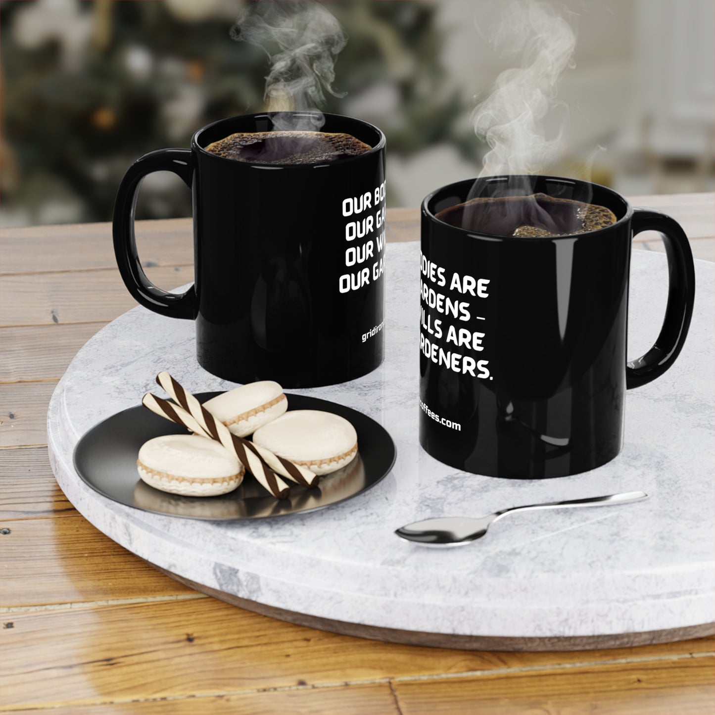 Black Coffee Mug, 11oz