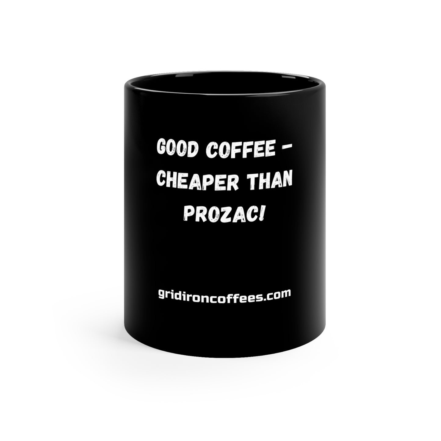 Black Coffee Mug, 11oz