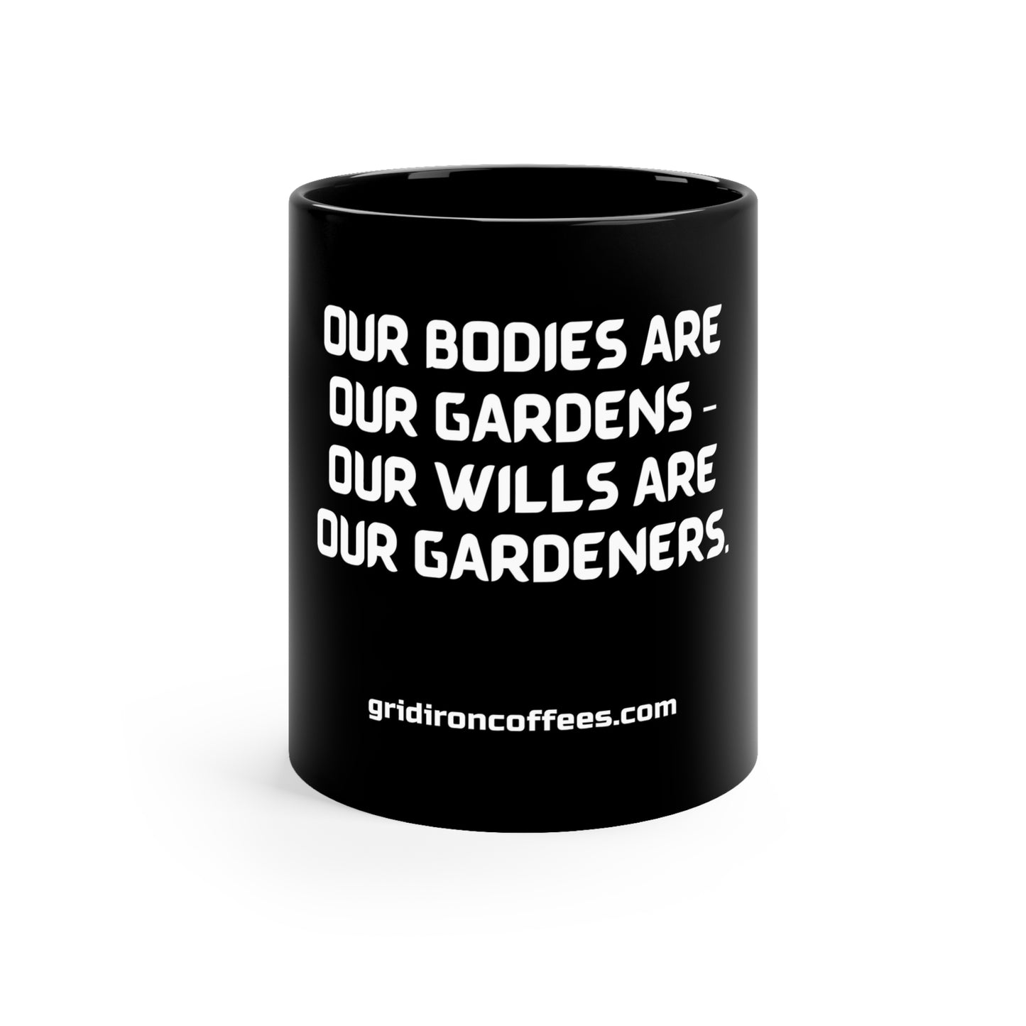 Black Coffee Mug, 11oz