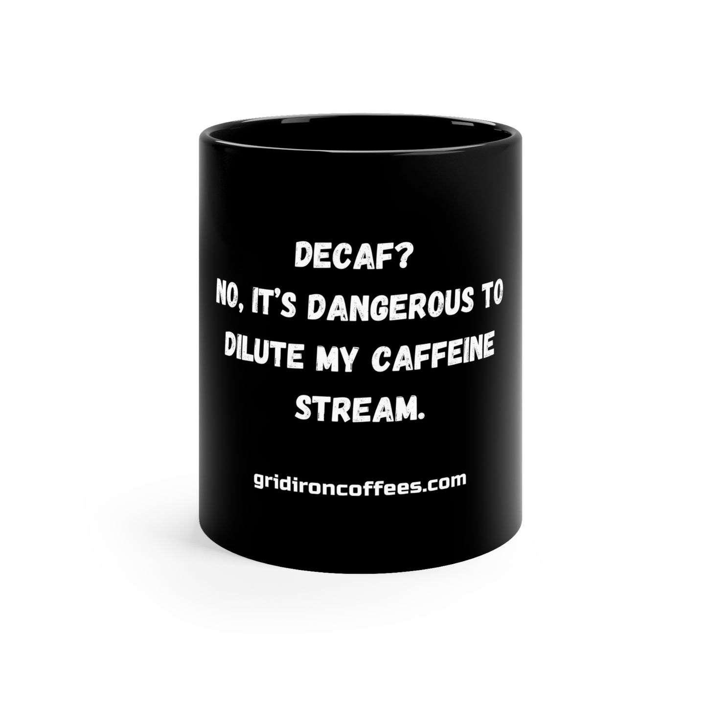 Black Coffee Mug, 11oz