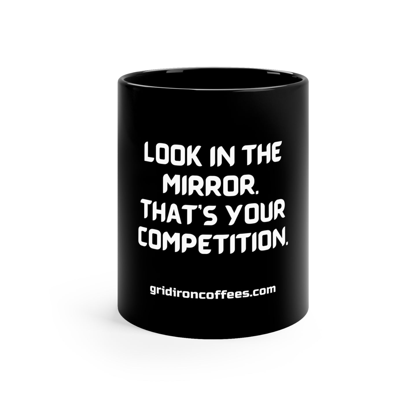 Black Coffee Mug, 11oz