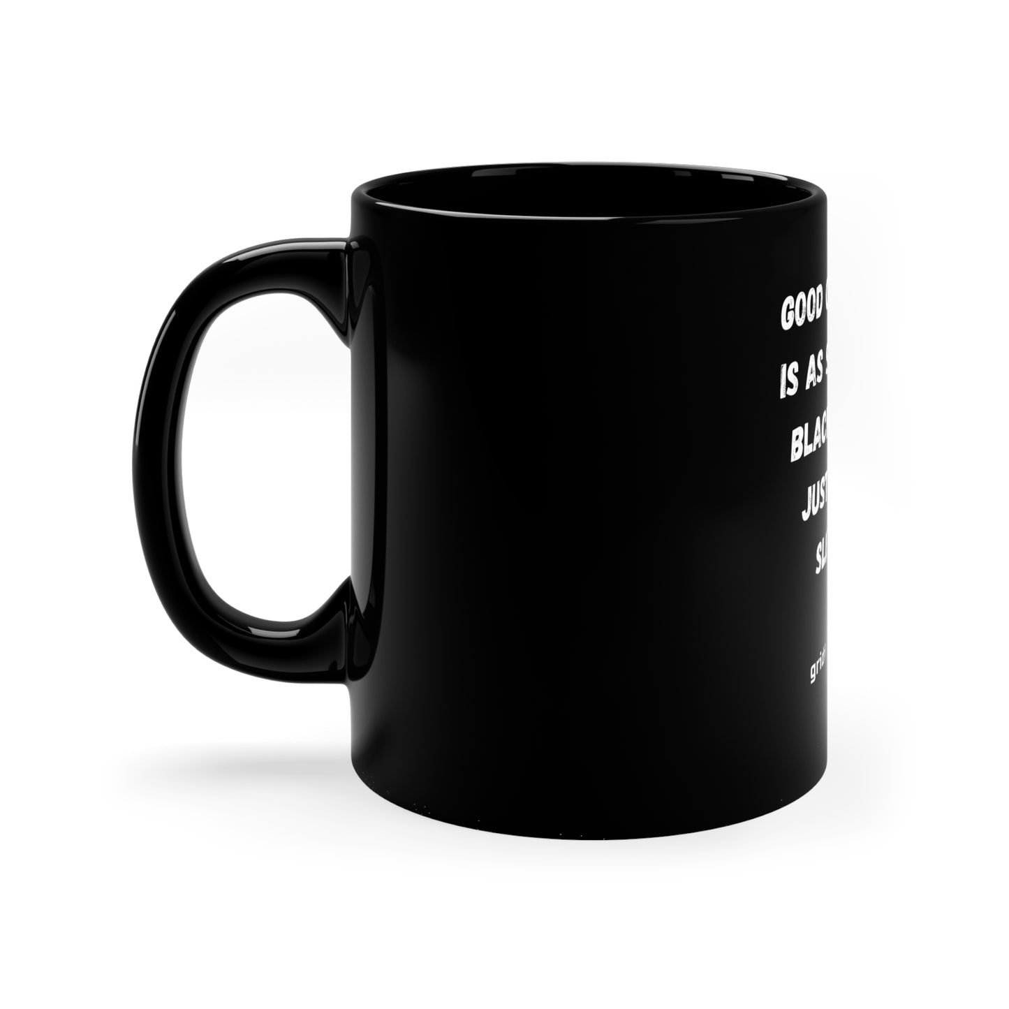Black Coffee Mug, 11oz