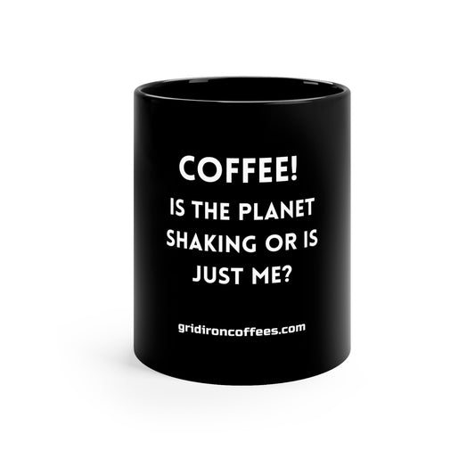 Black Coffee Mug, 11oz