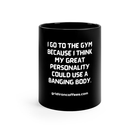 Black Coffee Mug, 11oz