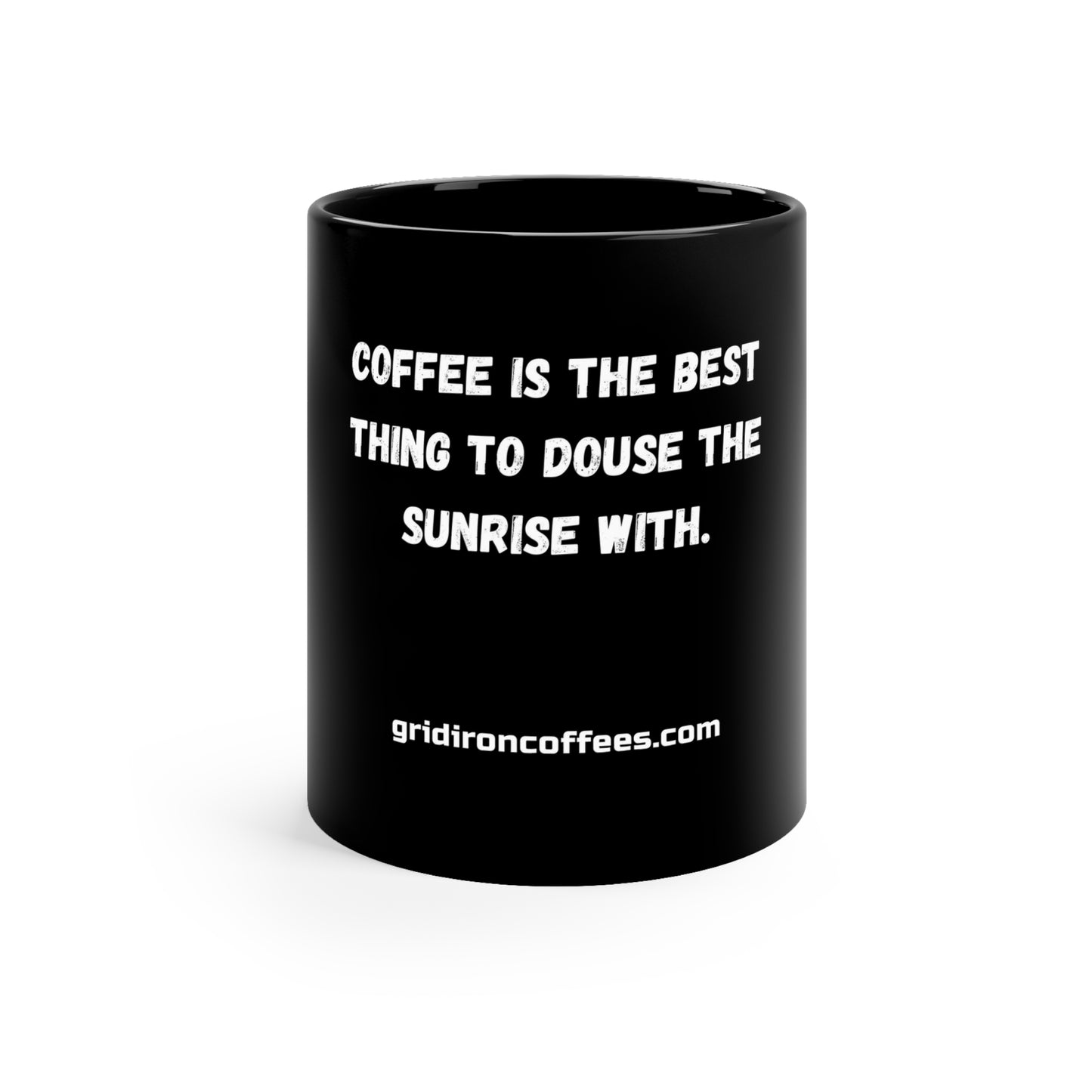 Black Coffee Mug, 11oz