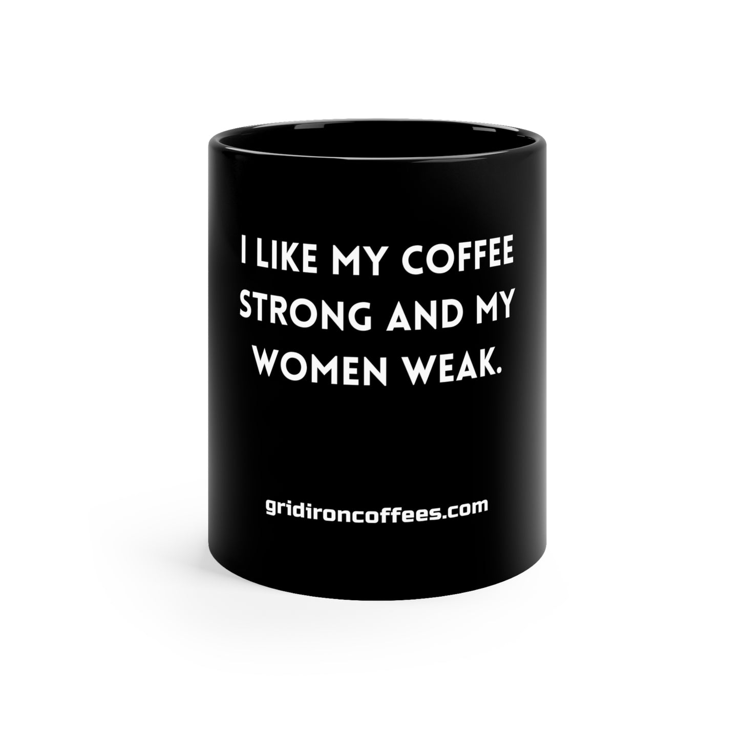 Black Coffee Mug, 11oz