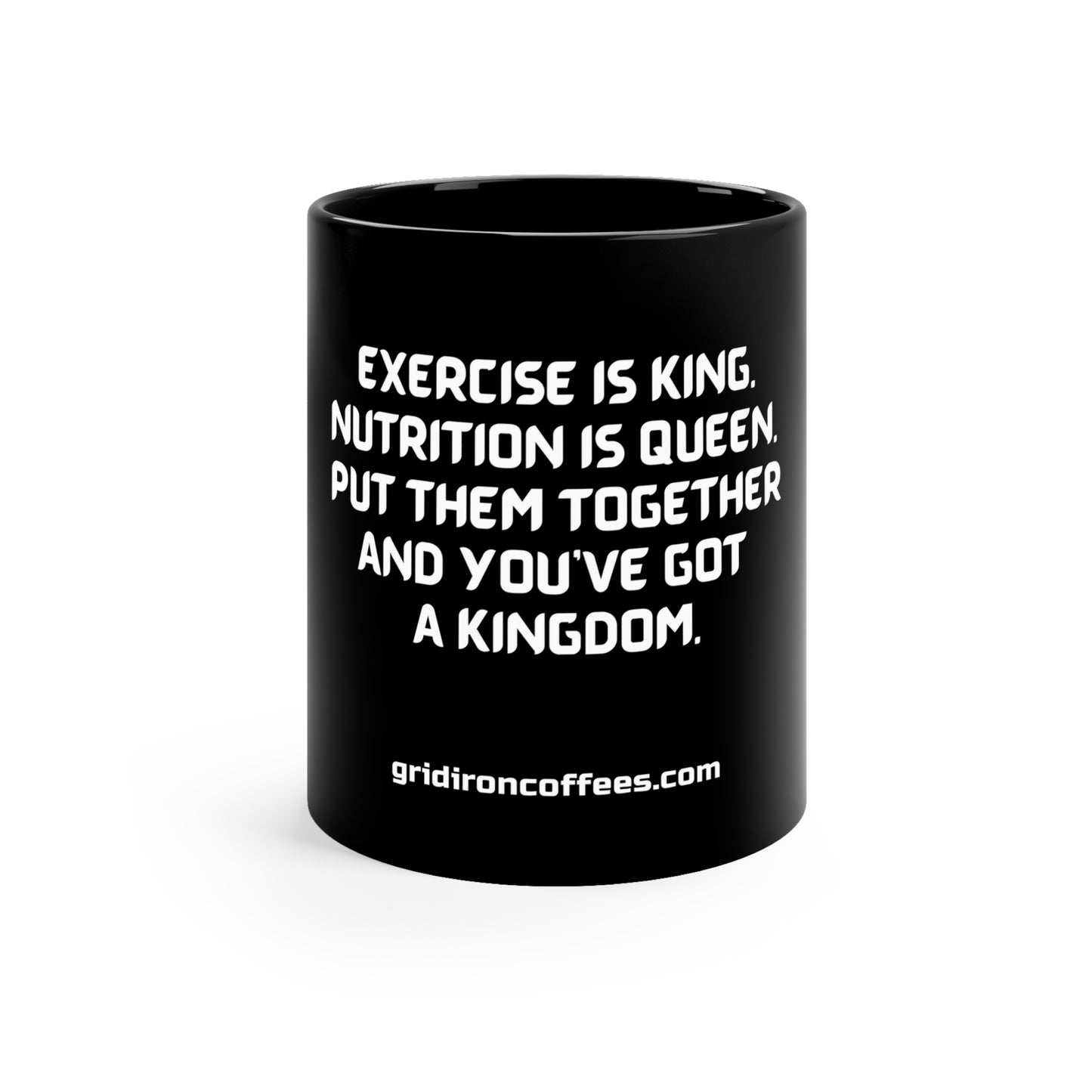 Black Coffee Mug, 11oz