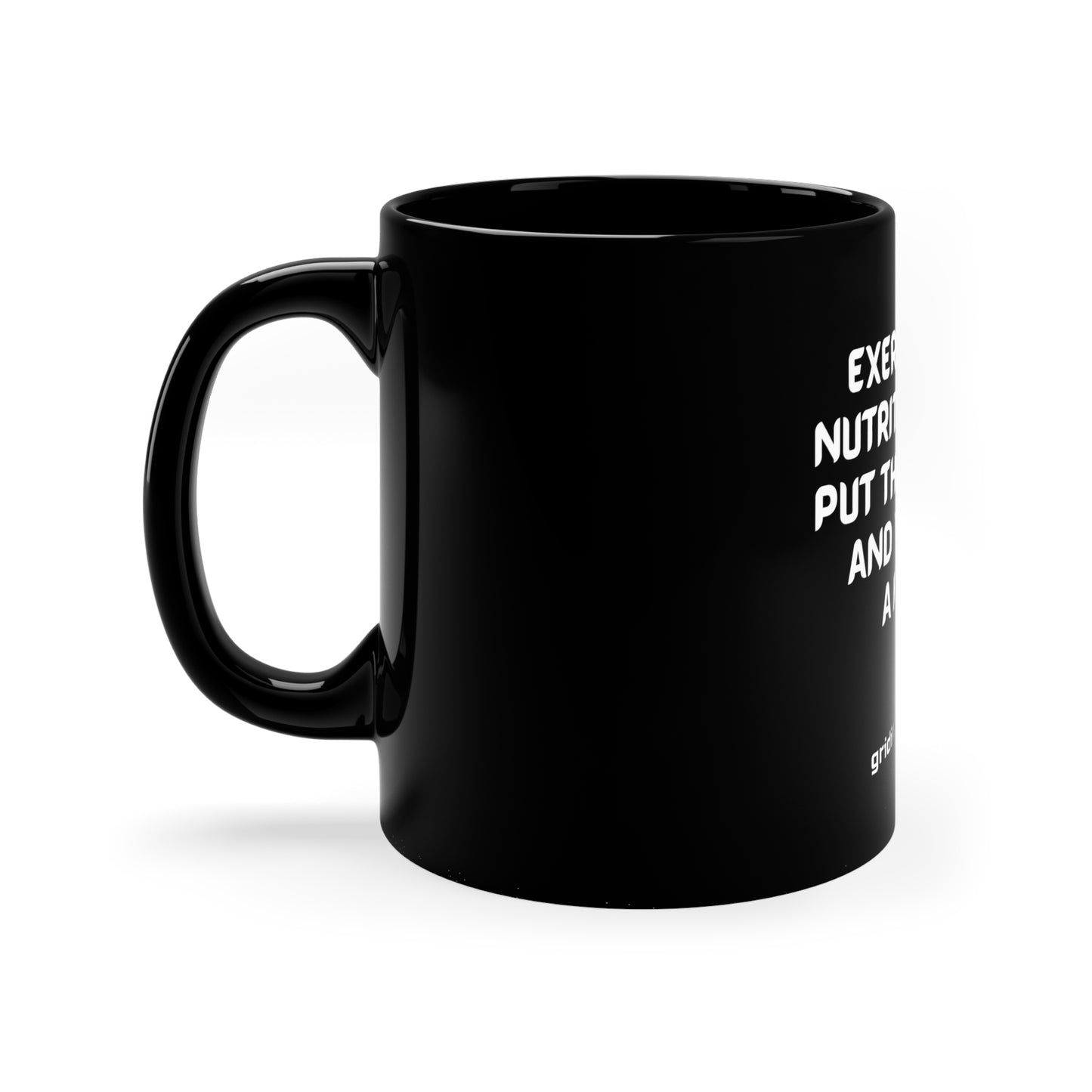 Black Coffee Mug, 11oz