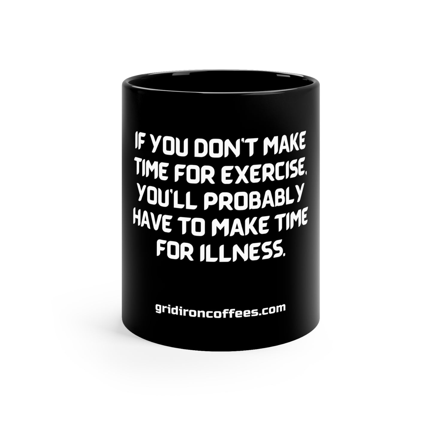Black Coffee Mug, 11oz