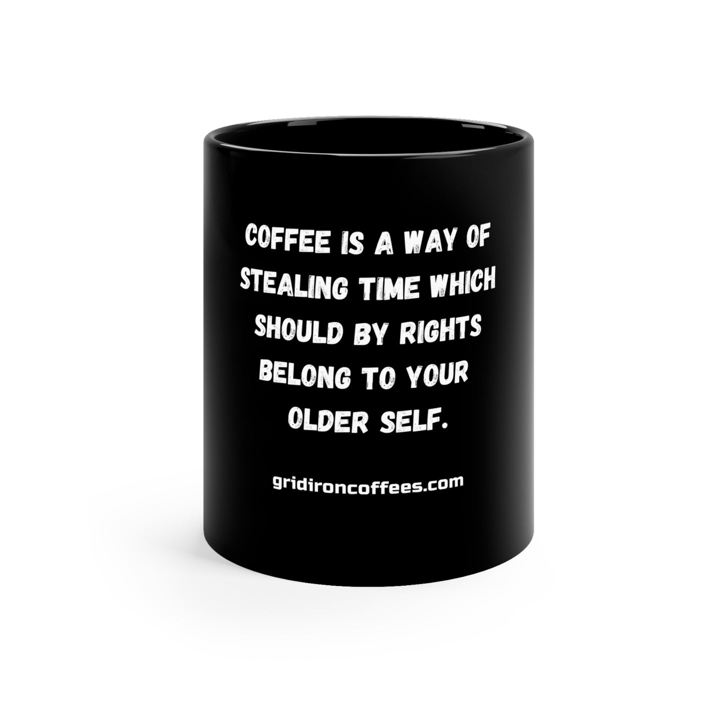 Black Coffee Mug, 11oz