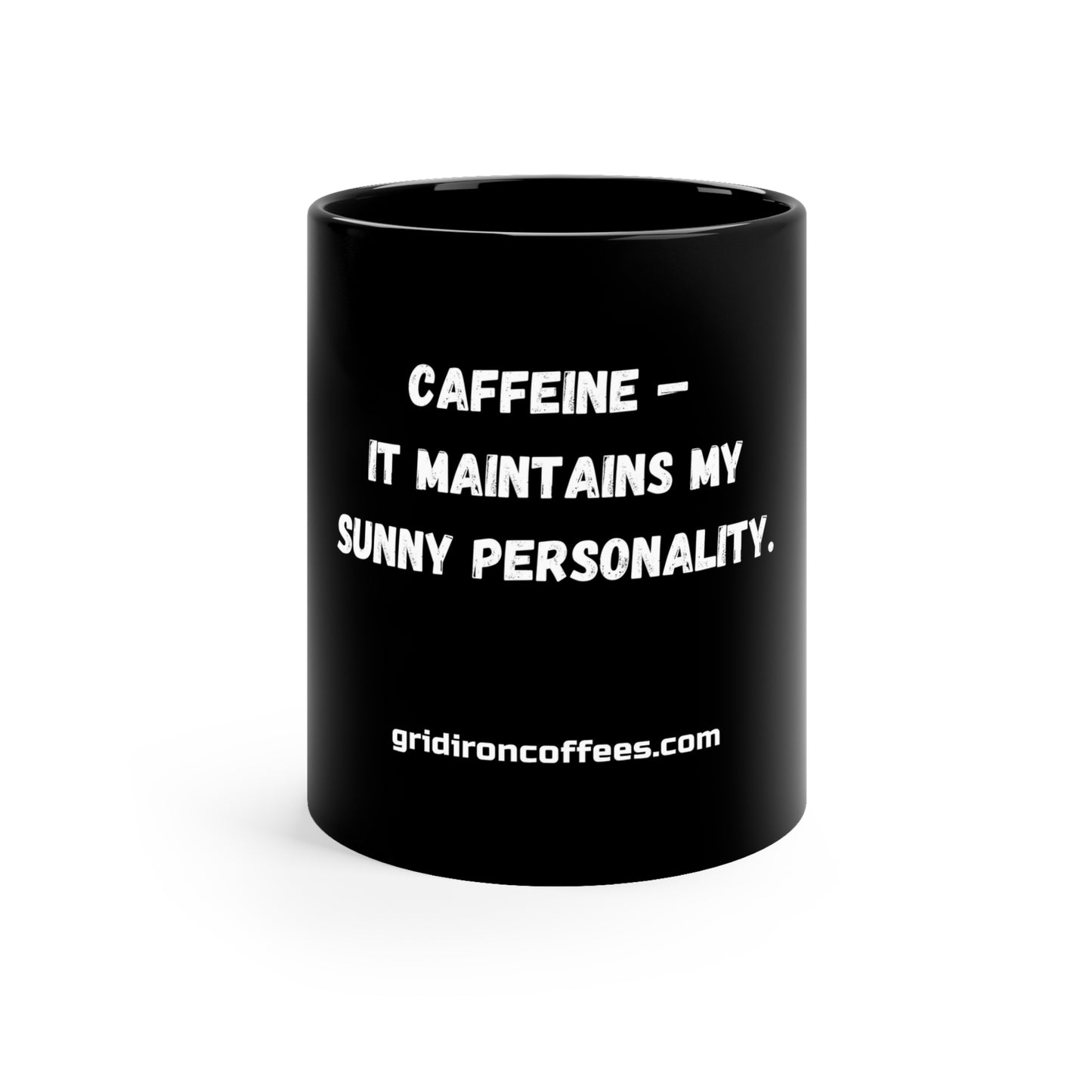 Black Coffee Mug, 11oz